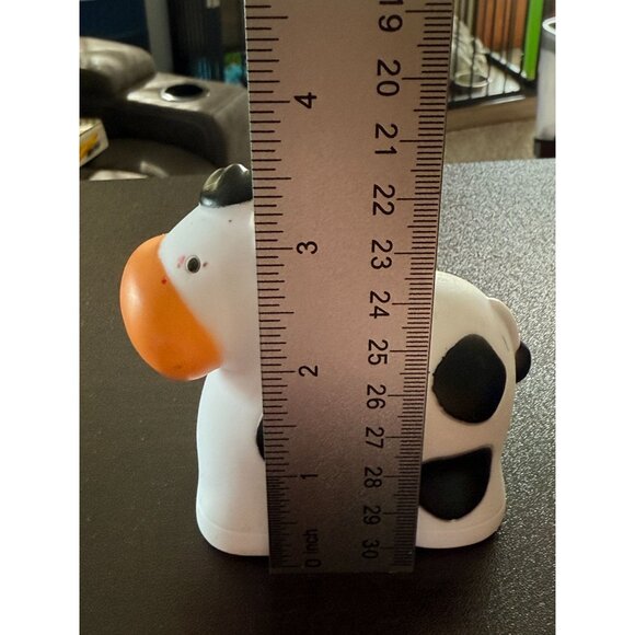 Melissa & Doug Farm Animals Pop Blocs Lot of 4 Cow Pig Sheep Chicken Snap Apart - Picture 4 of 4